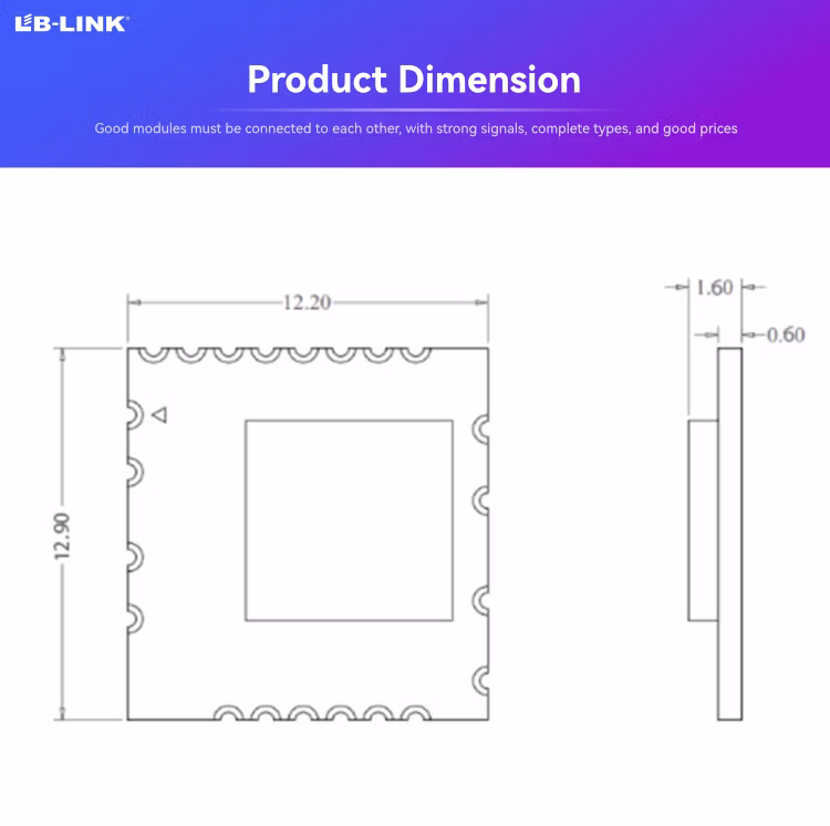 M8821CS1 1T1R 802.11a/b/g/n/ac WiFi+B4.2 Module SDIO UART 2.4/5GHz M8821CS1 with SRRC CE FCC IC TELEC BQB wireless module for IP camera BL-M8821CS1