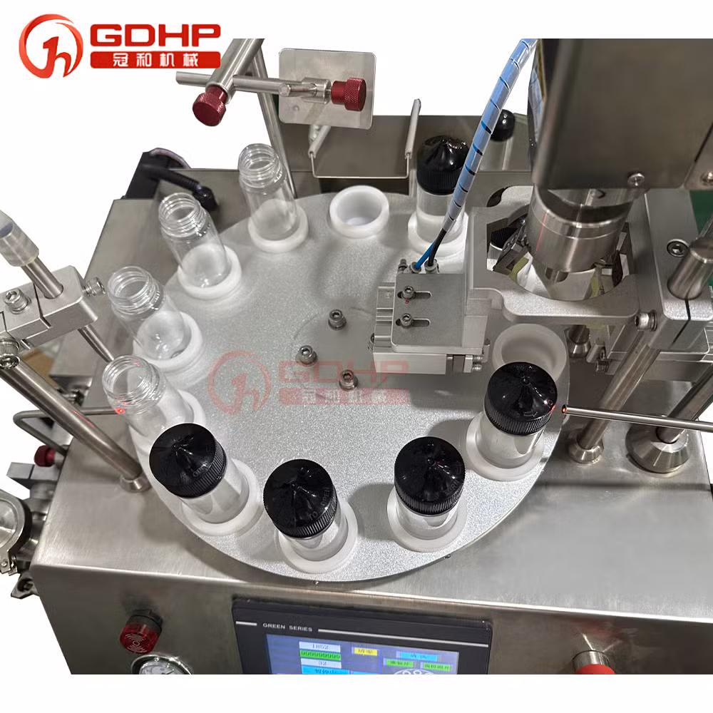 Tabletop Filling and Capping Machine with Automation