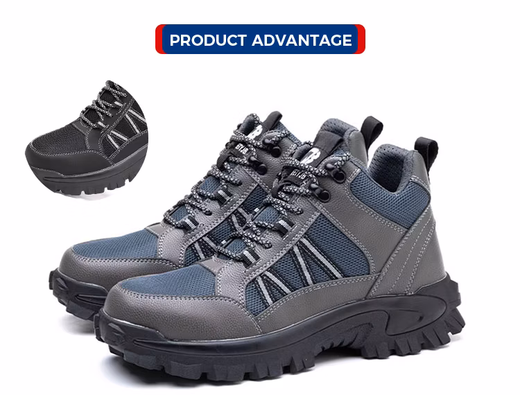 Fashion Industrial Work Safety Shoes Non-Slip Stylish Men Work Boots CE Standard Safety Shoes